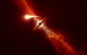 از هم پاشیده شدن یک ستاره بر اثر گرانش سیاهچاله
