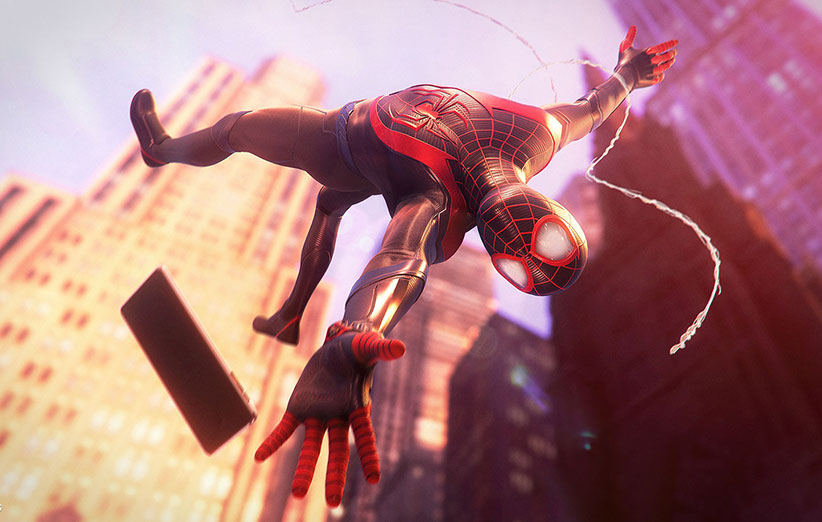 لودینگ بازی Spider Man Miles Morales روی PS5