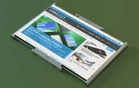 طرح مفهومی گوشی سامسونگ با نمایشگر رول شونده