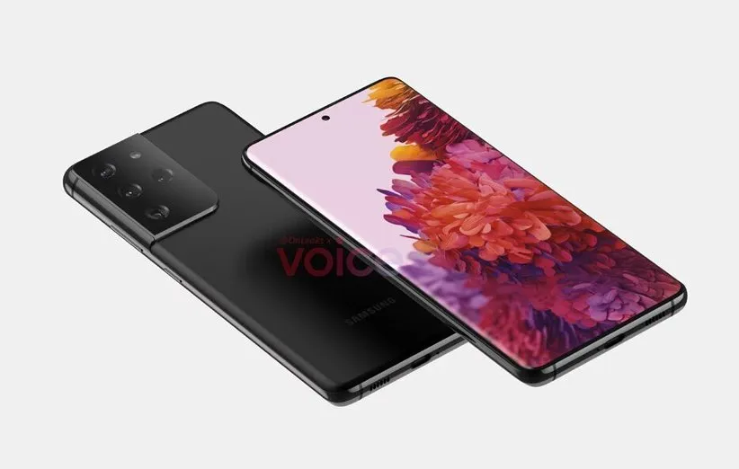 طرح اولیهی گوشی سامسونگ گلکسی S21 اولترا