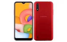 گوشی سامسونگ گلکسی A01 قرمز