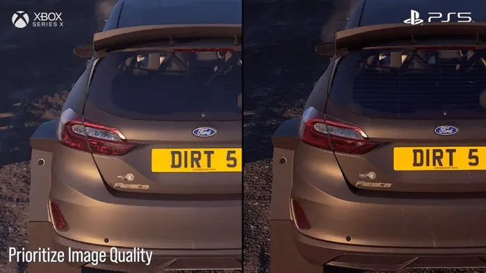 عملکرد ایکس‌باکس سری ایکس در بازی درت ۵ 