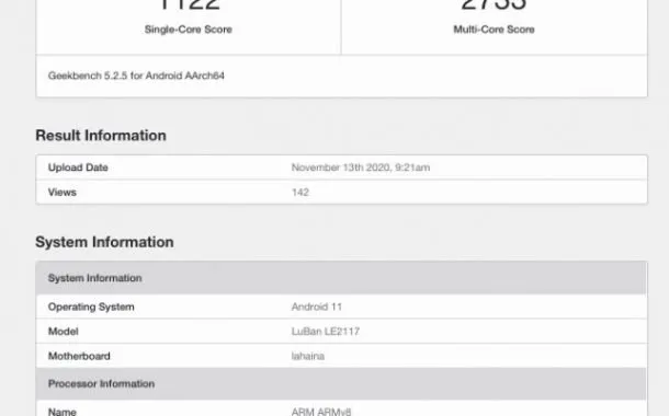 گیک‌بنچ گوشی وان‌پلاس 9 پرو