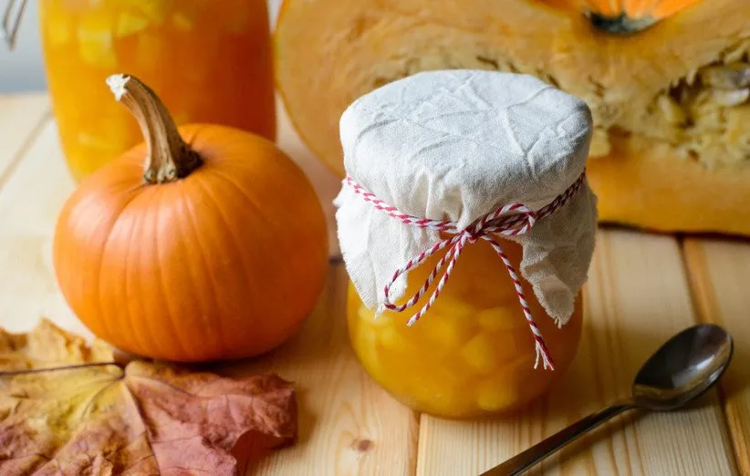 طرز تهیه‌ی مربا کدو حلوایی پاییزی