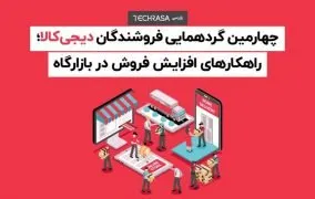 تصویر شماتیک از بازارگاه آنلاین دیجی‌کالا
