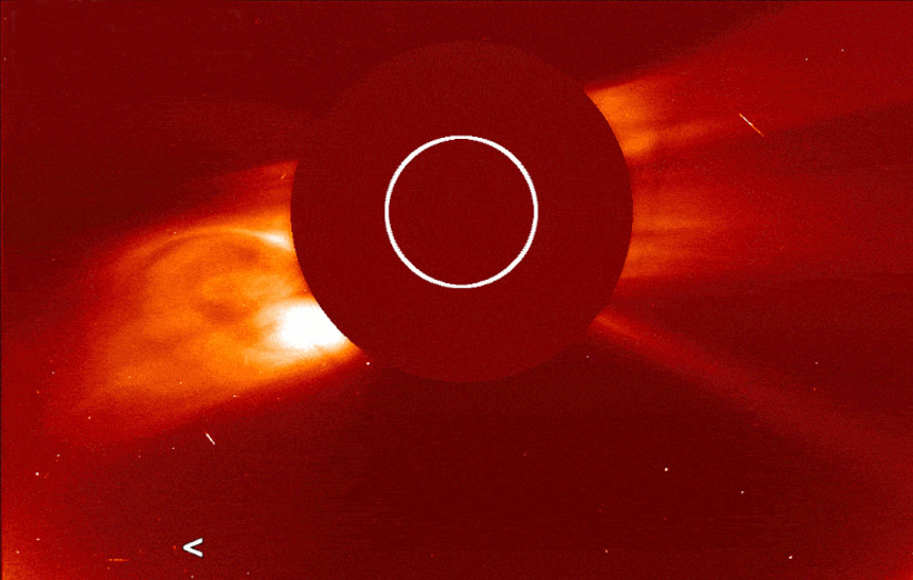 تصویر سوهو از دنباله‌دار تازه کشف شده در روز خورشید گرفتگی اخیر آمریکای جنوبی