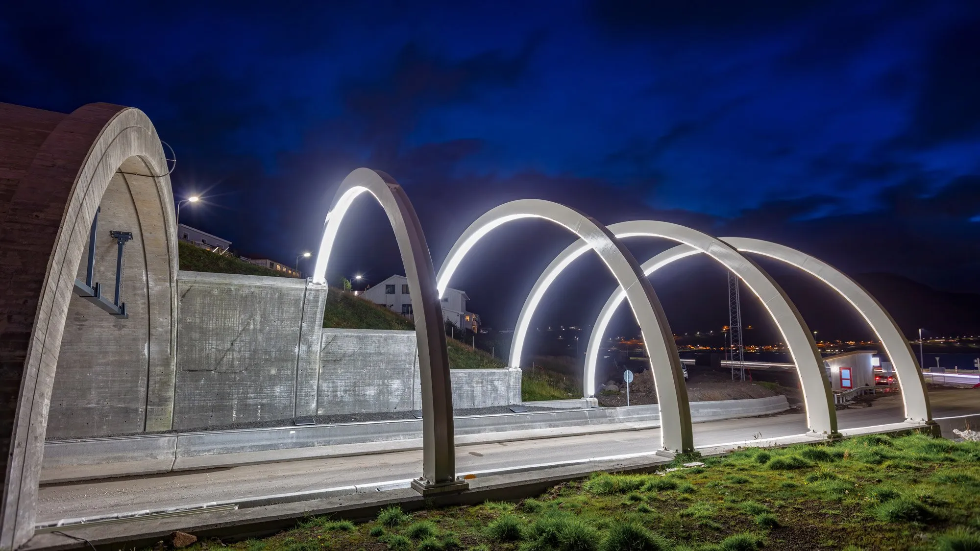 ورودی تونل زیردریایی دانمارک