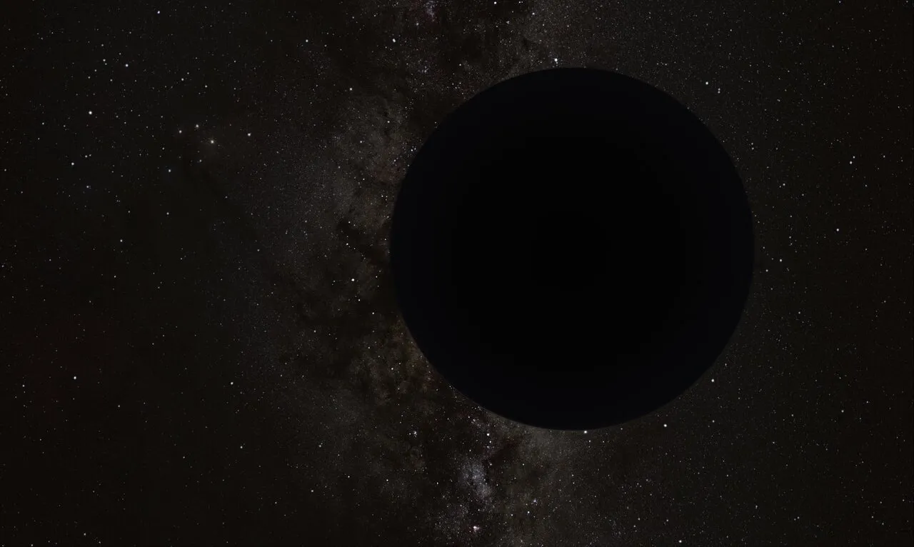 طرحی گرافیکی از سیارهی فرضی نهم منظومهی شمسی