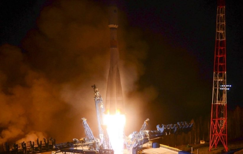 پرتاب موشک سایوز 2.1b برای در مدار قرار دادن ماهواره‌های ارتباطی Gonets-M روسیه