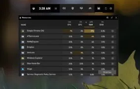 نمایش تسک منجر در بازی‌ها در ویندوز 10