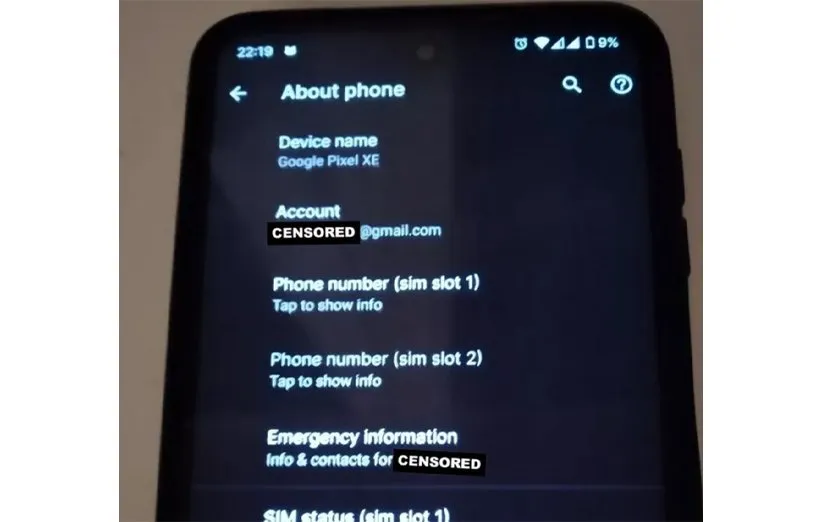 اطلاعات مربوط به گوشی گوگل پیکسل SE