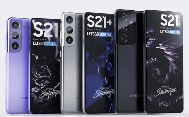 تصاویر مربوط به گوشی‌های سری گلکسی S21 سامسونگ