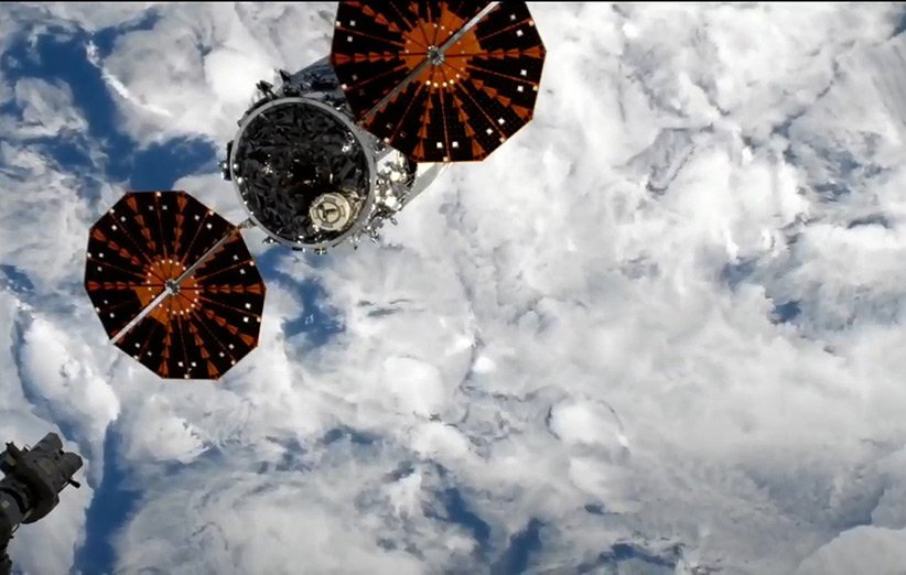 جدایی فضاپیمای سیگنوس NG-14 از ایستگاه فضایی بین‌المللی