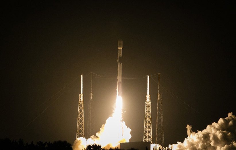 پرتاب موشک فالکون 9 برای قرار دادن ماهواره‌ی ترک‌ست 5A؛ نخستین پرتاب فضایی 2021