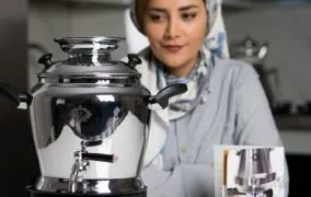 سماور رواجاقی عالی‌نسب مدل آبگینه