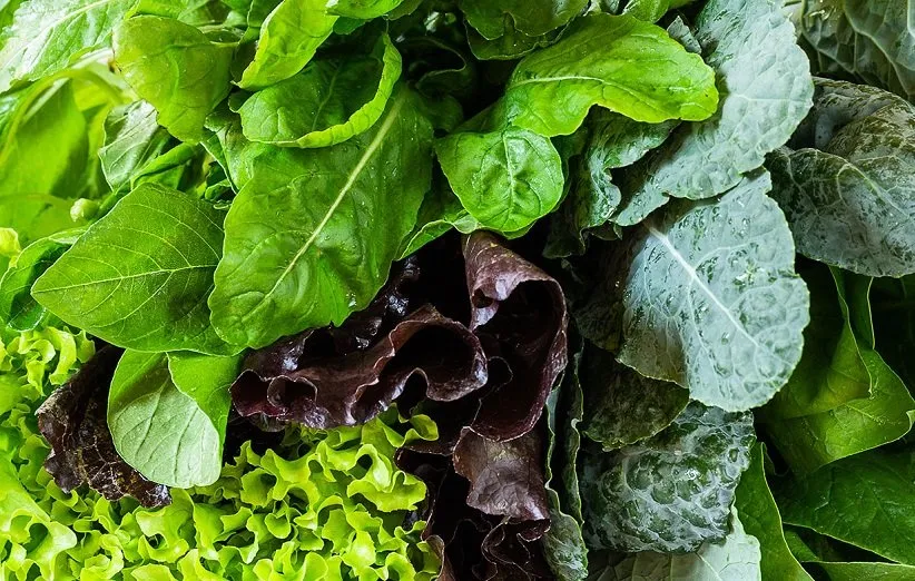 درمان سرماخوردگی و گلودرد با سبزیجات دارای برگ سبز