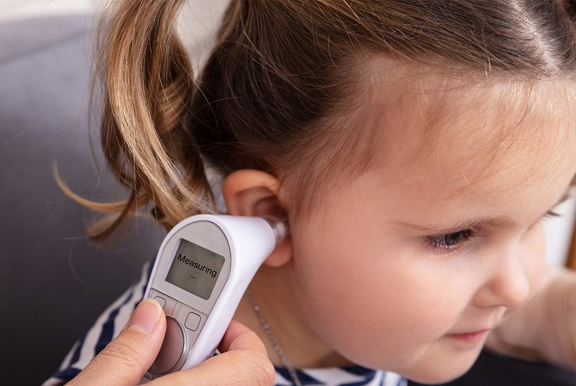 اندازه‌گیری دمای طبیعی بدن کودکان