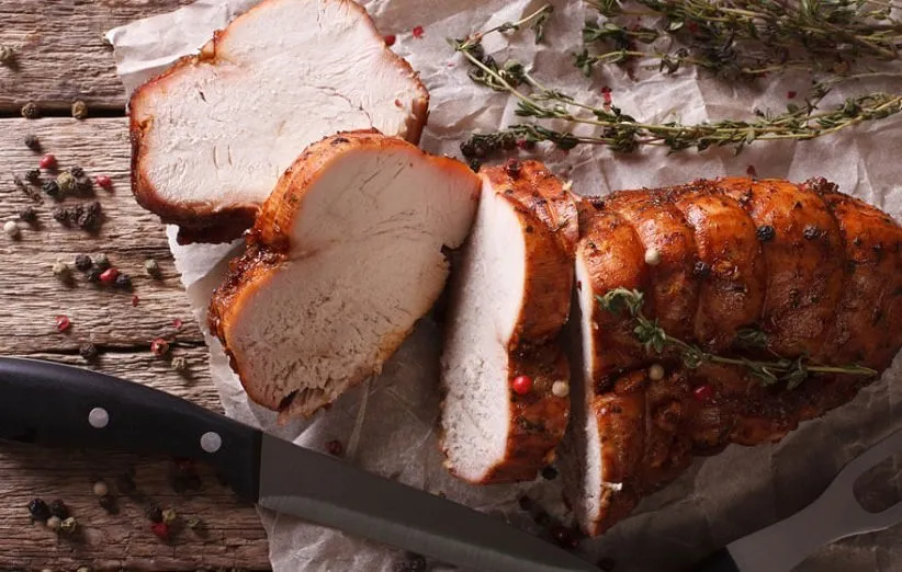 سینه‌ی بوقلمون برای عضله‌سازی