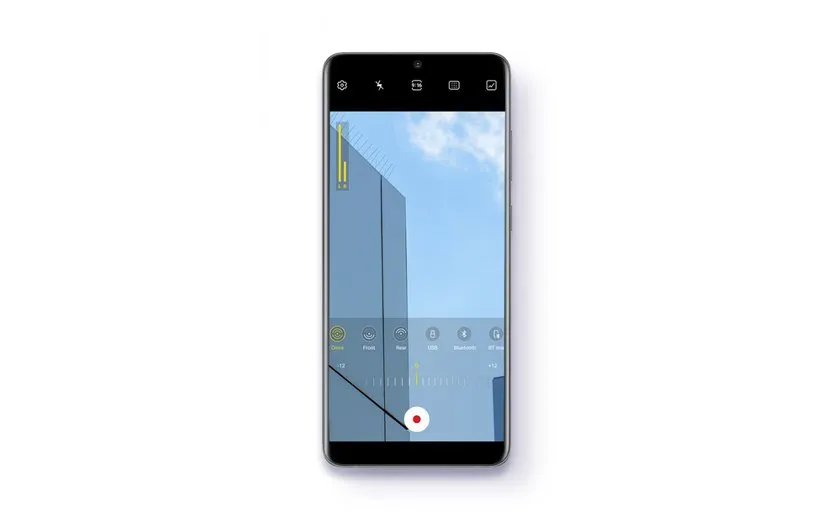 Мulti Mic recording رابط کاربری One UI 3.1