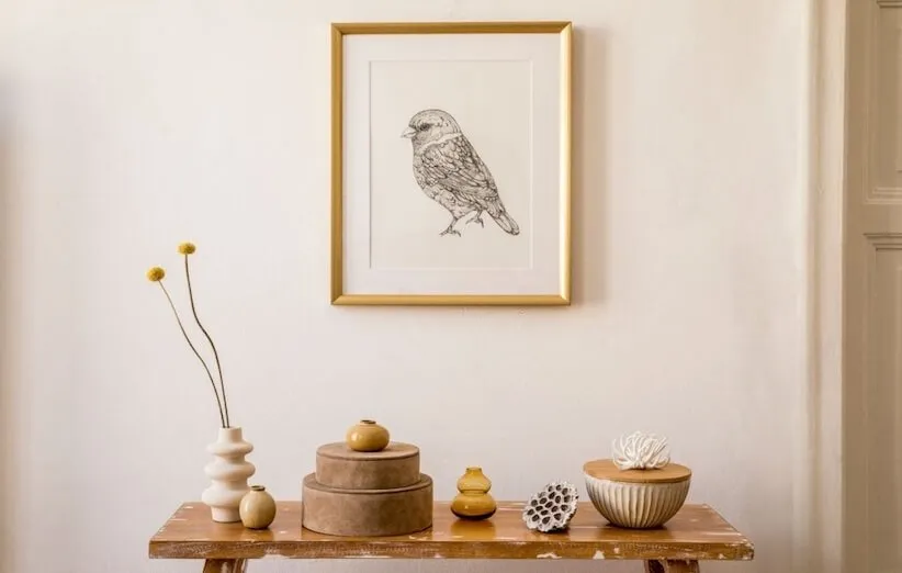 وابی-صابی دکوراسیون نامتقارن