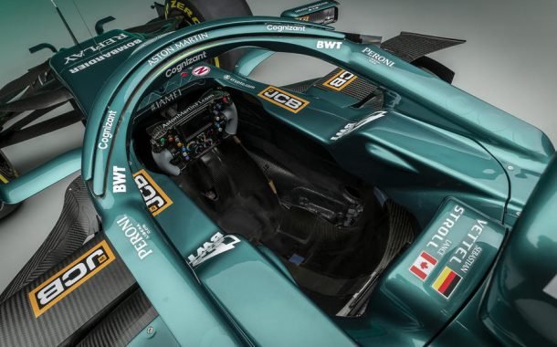خودروی مسابقه‌ای AMR21 استون مارتین برای فصل 2021 رقابت‌های فرمول یک