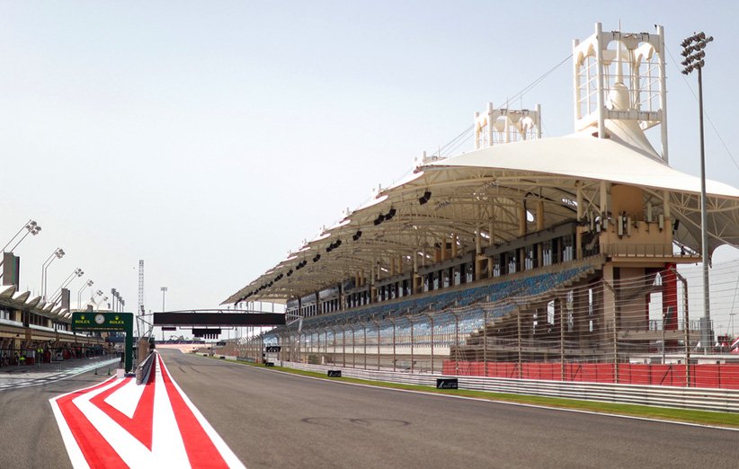 مایی از پیست بین‌المللی رقابت‌های فرمول یک صخیر بحرین