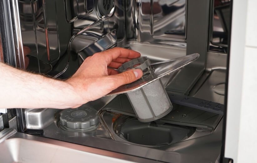 تمیزکاری - فیلتر ماشین ظرفشویی