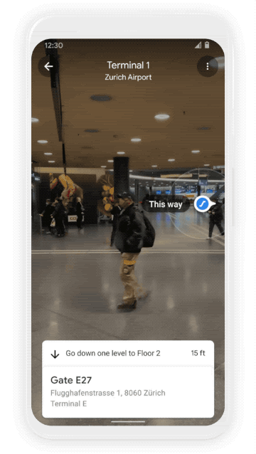 مسیریابی در پاساژ توسط گوگل مپ