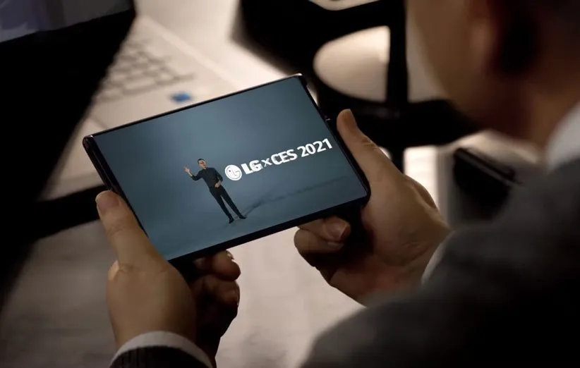 گوشی رول‌شونده‌ی ال‌جی