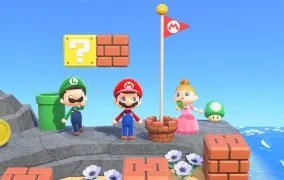 بازی Animal Crossing ماریو