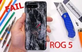 تست مقاومت گوشی ایسوس راگ فون 5