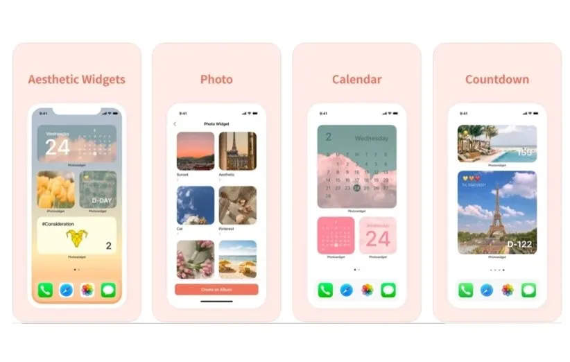 ویجت Photo Widget: Simple آیفون