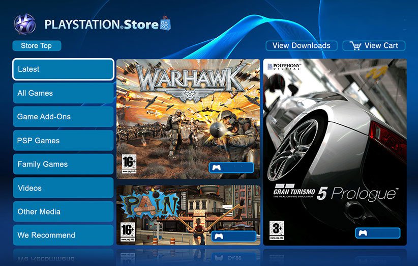 Playstation Store ps3