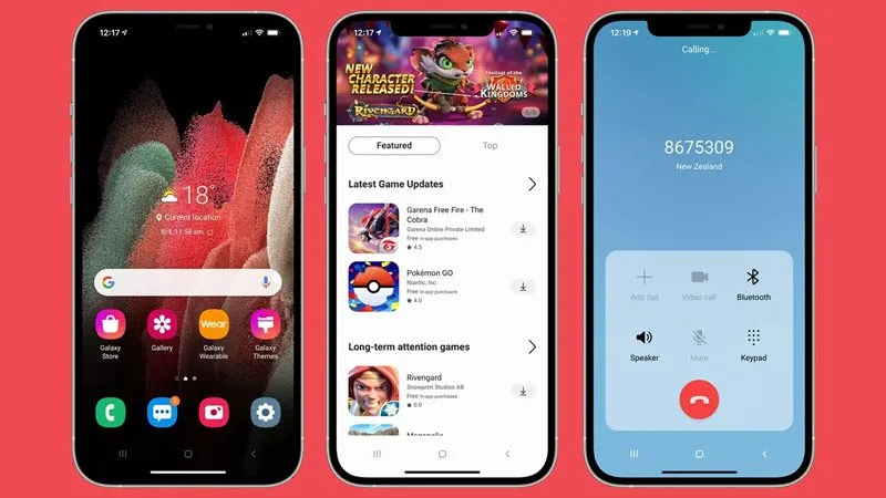 iTest سامسونگ بر روی آیفون