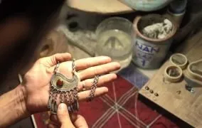 زیورآلات نگین ترکمن لاچو