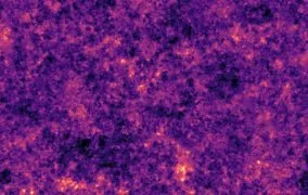 بخشی از نقشه‌ی ماده‌ی تاریک