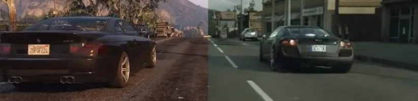 گرافیک GTA 5 با هوش مصنوعی به طور باور نکردنی واقع‌گرایانه شد