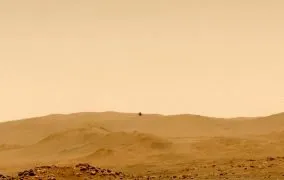 پرواز پنجم بالگرد نبوغ در مریخ