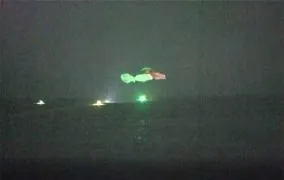 بازگشت شبانه‌ی کپسول «تاب‌آوری» دراگون اسپیس‌ایکس به زمین