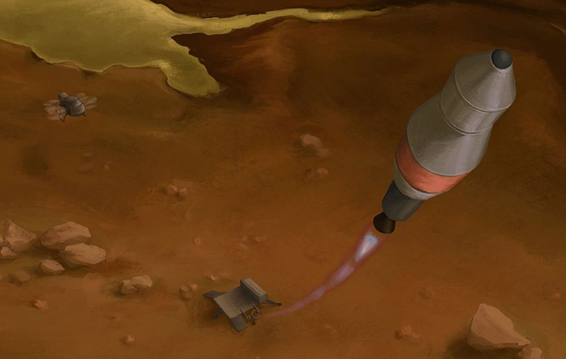 مأموریت بازگردانی نمونه سنگ و خاک و مایع از تیتان قمر زحل