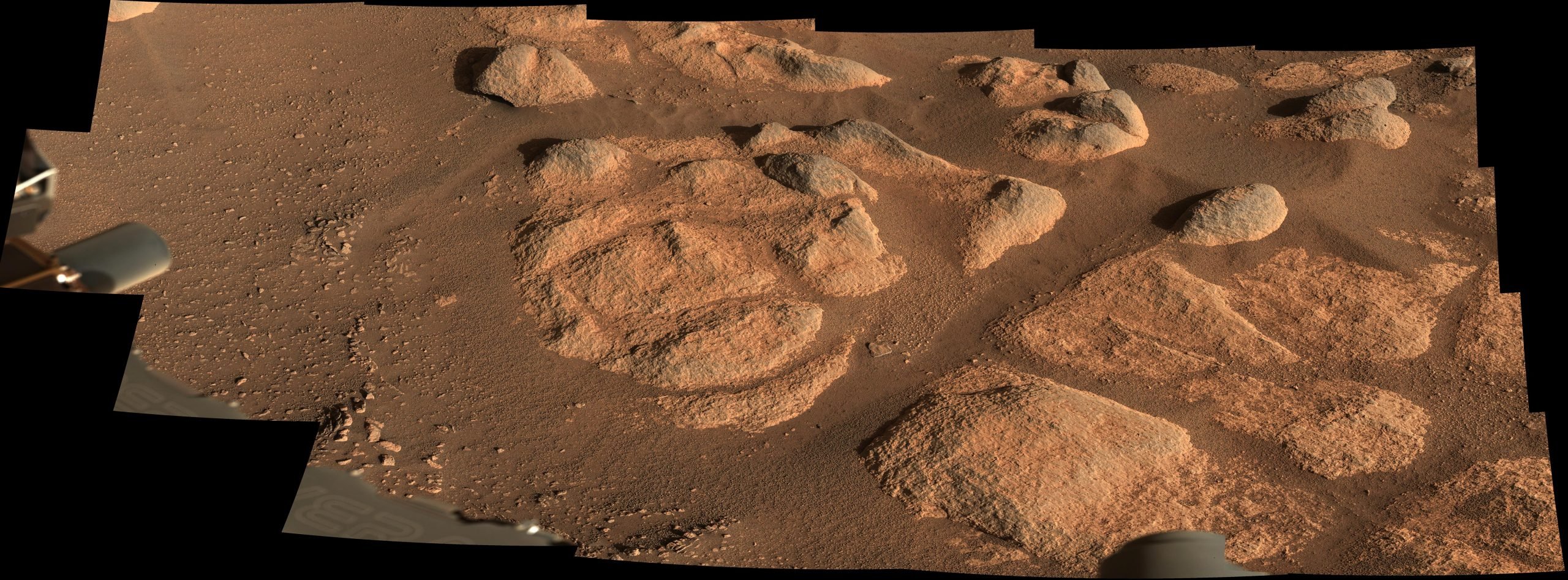 عکس باکیفیت Mastcam-z از سنگ‌های مریخ