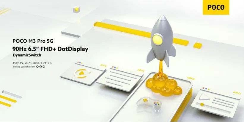 مشخصات نمایشگر گوشی پوکو M3 پرو 5G