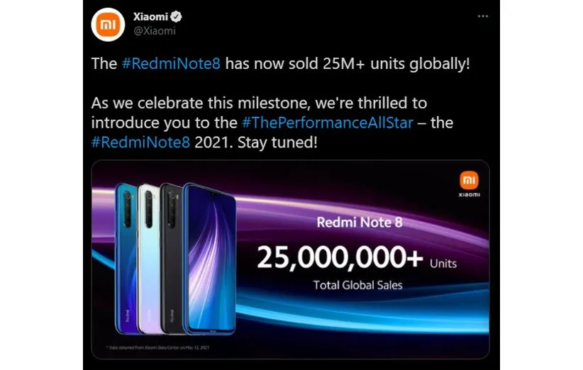 گوشی شیائومی ردمی نوت 8 2021