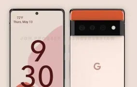 تصویر منتسب به گوشی گوگل پیکسل 6