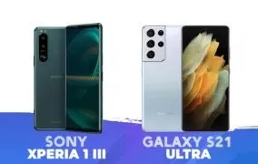 اکسپریا 1 مارک 3 و گلکسی S21 اولترا