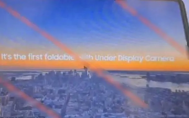 گلکسی زد فولد 3 دوربین زیر نمایشگر