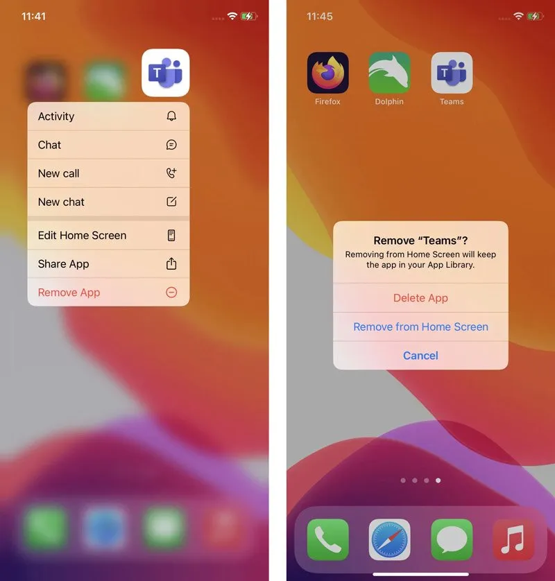مخفی کردن تنها یک اپ در iOS 14