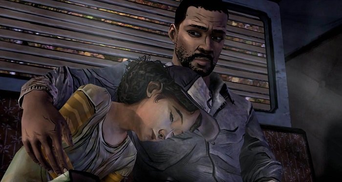 The Walking Dead Lee and Clem