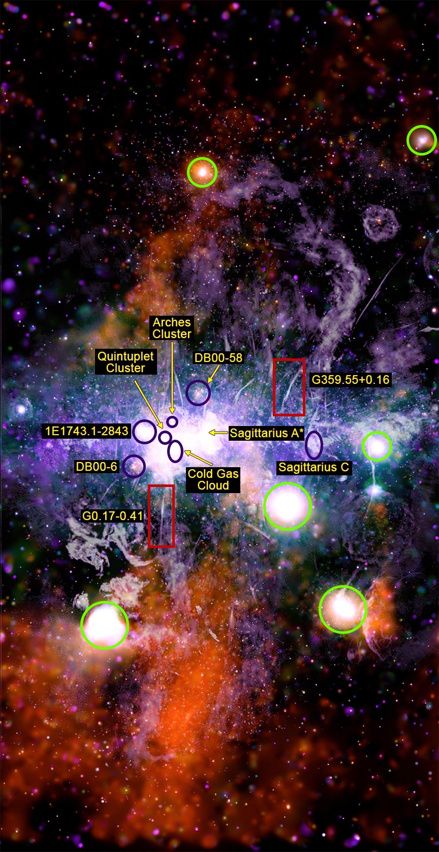 عکس تازه و دارای جزئیات مرکز کهکشان