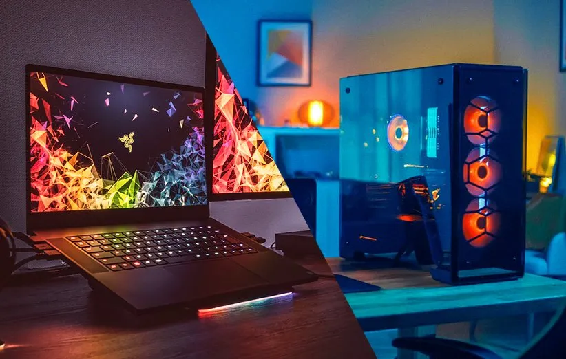 کامپیوتر دسکتاپ مقابل کامپیوتر لپ‌تاپ